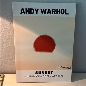 Andy Warhol Sunset Framed Art Print PRICE IS NOW FIRM